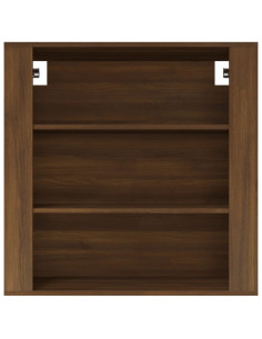 Armadietto a Muro Rovere Marrone 80x33x80 cm Legno Multistrato 2