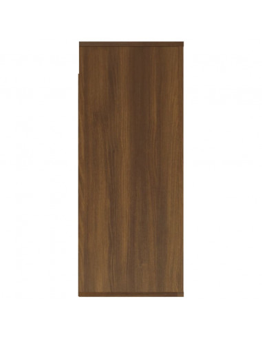 Armadietto a Muro Rovere Marrone 80x33x80 cm Legno Multistrato