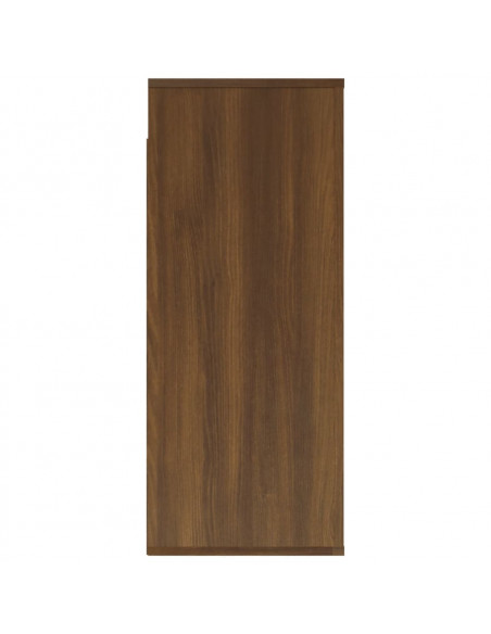 Armadietto a Muro Rovere Marrone 80x33x80 cm Legno Multistrato
