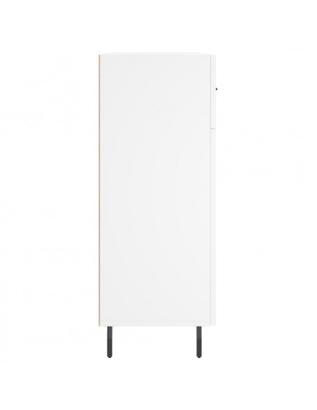 Credenza Bianca 69,5x34x90 cm in Legno Multistrato