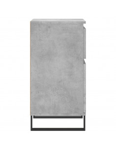 Credenza Grigio Cemento 40x35x70 cm in Legno Multistrato