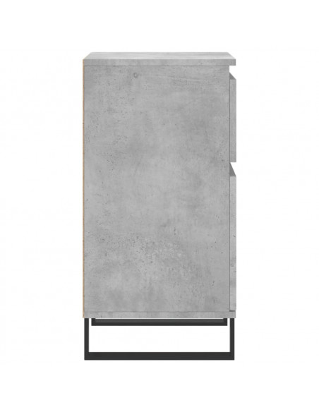 Credenza Grigio Cemento 40x35x70 cm in Legno Multistrato