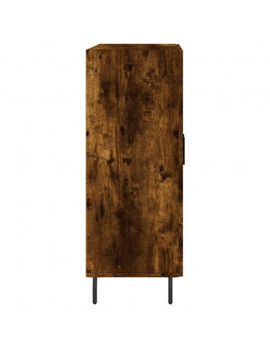 Credenza Rovere Fumo 69,5x34x90 cm in Legno Multistrato