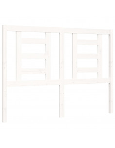 Giroletto con Testiera Bianco Small Double Legno Massello 2