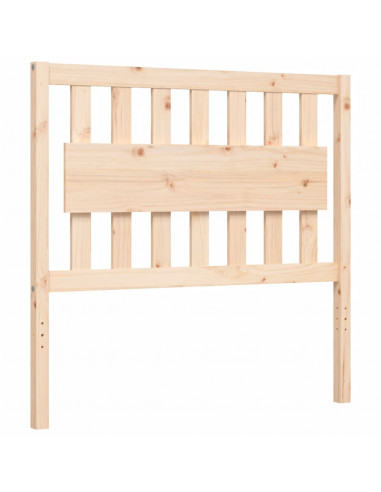 Giroletto con Testiera 100x200 cm in Legno Massello