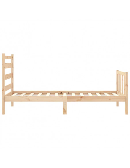 Giroletto con Testiera 100x200 cm in Legno Massello