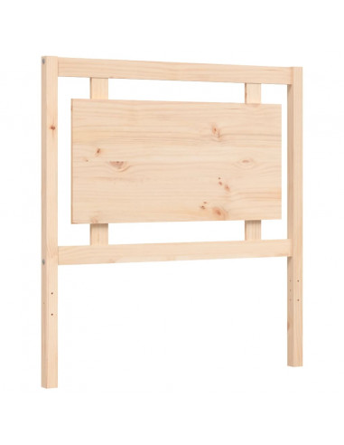 Giroletto con Testiera 100x200 cm in Legno Massello