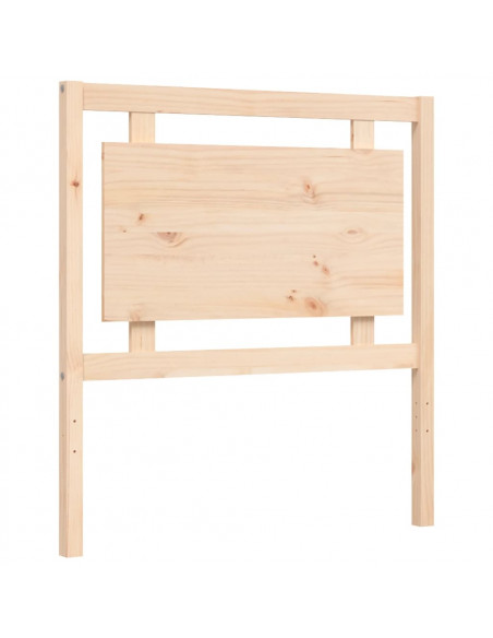 Giroletto con Testiera 100x200 cm in Legno Massello