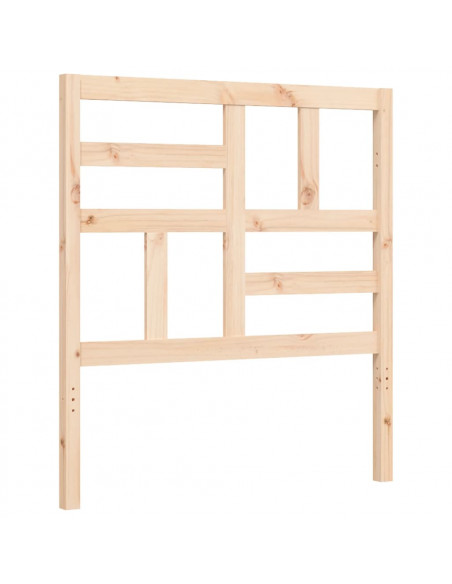 Giroletto con Testiera 100x200 cm in Legno Massello