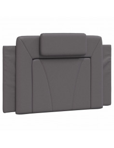 Giroletto con Luci LED Grigio 90x200 cm in Similpelle