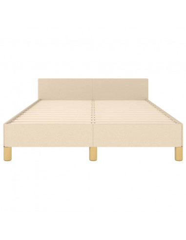 Giroletto con Testiera Crema 120x190 cm in Tessuto