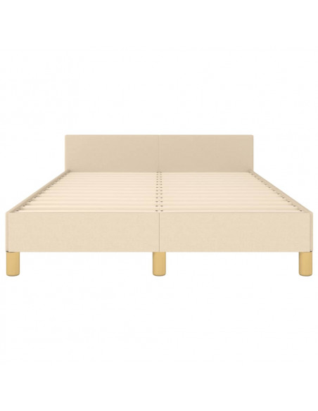 Giroletto con Testiera Crema 120x190 cm in Tessuto