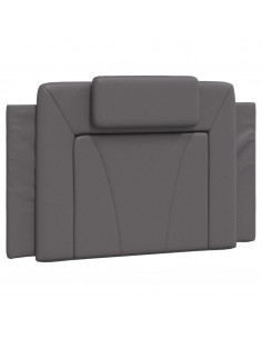 Giroletto con Luci LED Grigio 90x190 cm in Similpelle