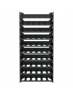 Portabottiglie per 60 Bottiglie in PP Impilabile 2