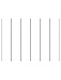 Divisorio a 4 Pannelli Bianco 300x220 cm Tessuto 2