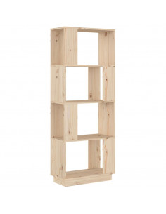 Libreria/Divisorio 51x25x132 cm in Legno Massello di Pino