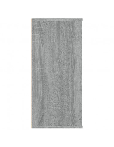 Libreria/Credenza Grigio Sonoma 66x30x98 cm Legno Multistrato