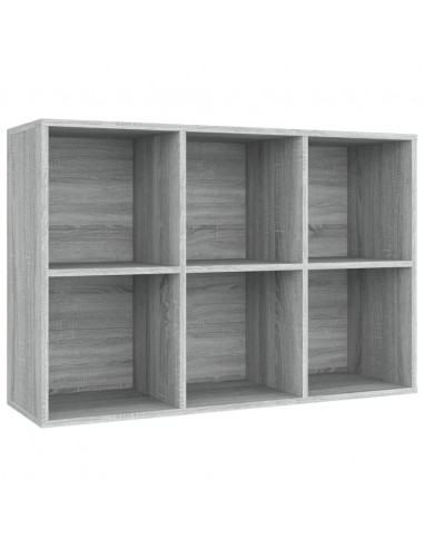 Libreria/Credenza Grigio Sonoma 66x30x98 cm Legno Multistrato