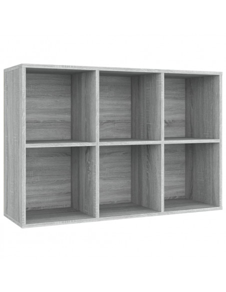 Libreria/Credenza Grigio Sonoma 66x30x98 cm Legno Multistrato