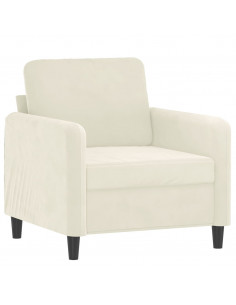 Poltrona Crema 60 cm Velluto