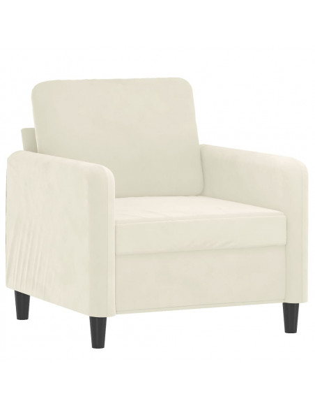 Poltrona Crema 60 cm Velluto