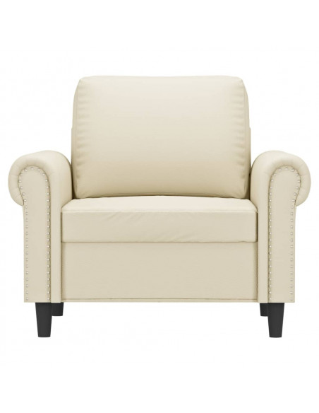 Poltrona Crema 60 cm in Similpelle