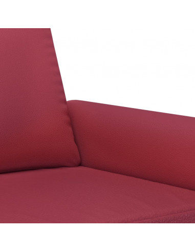 Poltrona Rosso Vino 60 cm in Similpelle