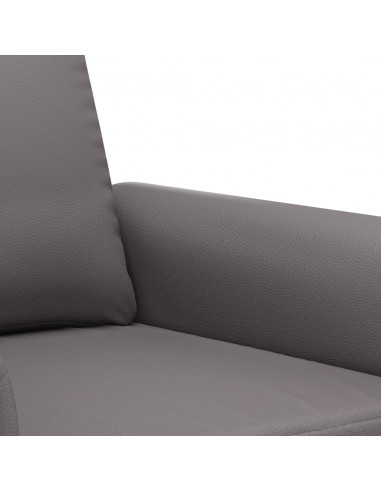 Poltrona Grigia 60 cm in Similpelle