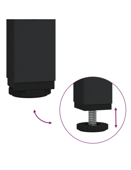 Set Mobili da Bagno 3 pz Rovere Fumo in Legno Multistrato