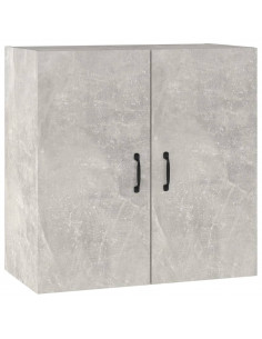 Armadietto a Muro Grigio Cemento 60x31x60 cm Legno Multistrato