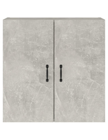 Armadietto a Muro Grigio Cemento 60x31x60 cm Legno Multistrato