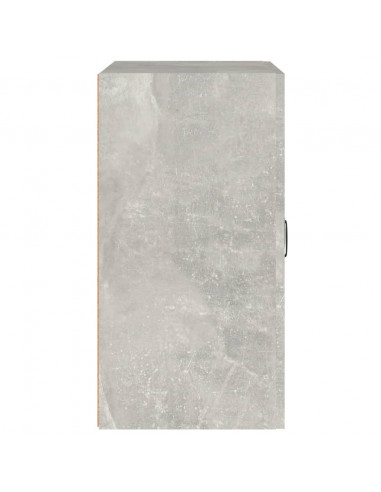 Armadietto a Muro Grigio Cemento 60x31x60 cm Legno Multistrato