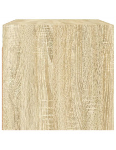 Mobile a Muro con Ante in Vetro Rovere Sonoma 68,5x37x35 cm