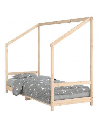 Giroletto per Bambini 80x200 cm in Legno Massello di Pino