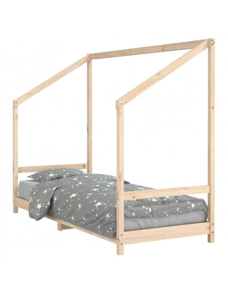 Giroletto per Bambini 80x200 cm in Legno Massello di Pino