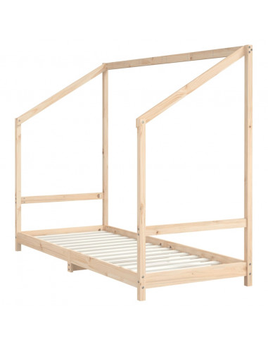 Giroletto per Bambini 80x200 cm in Legno Massello di Pino