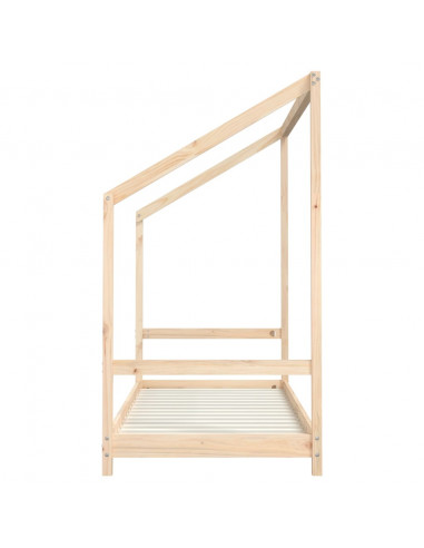 Giroletto per Bambini 80x200 cm in Legno Massello di Pino