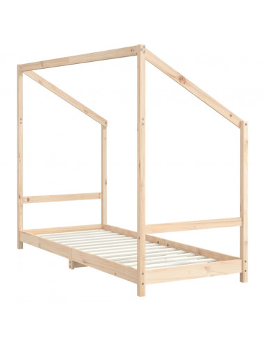 Giroletto per Bambini 80x200 cm in Legno Massello di Pino