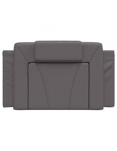Cuscino Testiera Grigio 90 cm in Similpelle