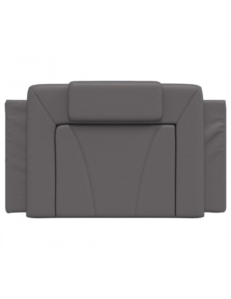 Cuscino Testiera Grigio 90 cm in Similpelle