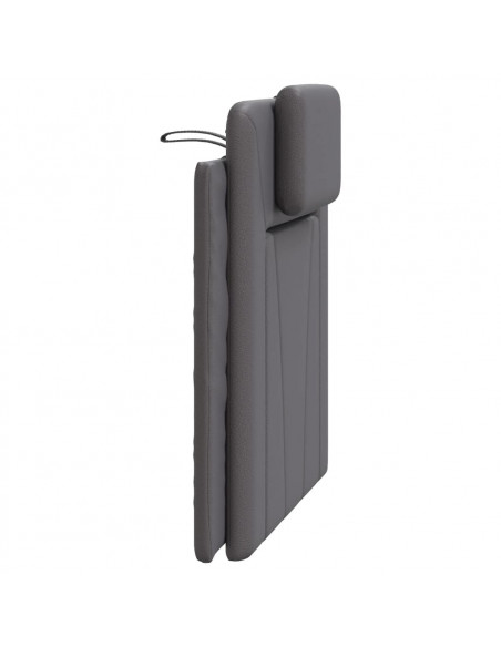 Cuscino Testiera Grigio 90 cm in Similpelle