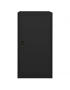 Armadio Porta Sella Nero 53x53x105 cm in Acciaio 2
