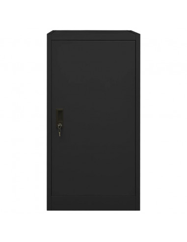 Armadio Porta Sella Nero 53x53x105 cm in Acciaio