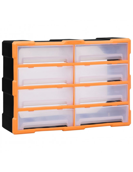 Mobile Contenitore con 8 Cassetti Grandi 52x16x37 cm