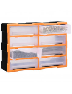 Mobile Contenitore con 8 Cassetti Grandi 52x16x37 cm 2