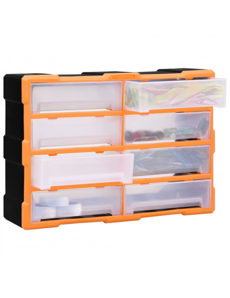 Mobile Contenitore con 8 Cassetti Grandi 52x16x37 cm