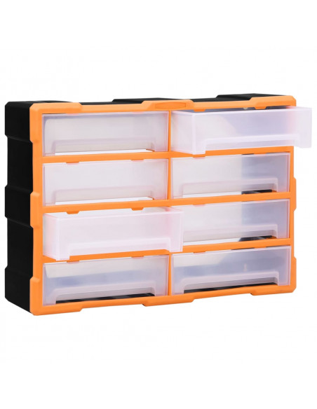 Mobile Contenitore con 8 Cassetti Grandi 52x16x37 cm