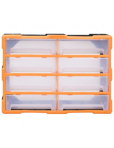 Mobile Contenitore con 8 Cassetti Grandi 52x16x37 cm