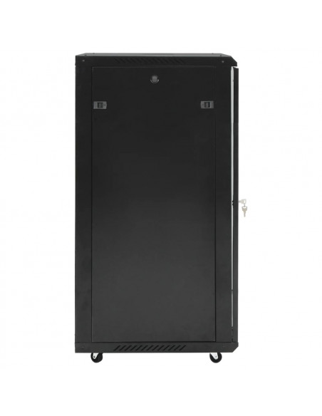 Armadietto di Rete 22U con Ruote Girevoli 19" IP20 60x60x120 cm