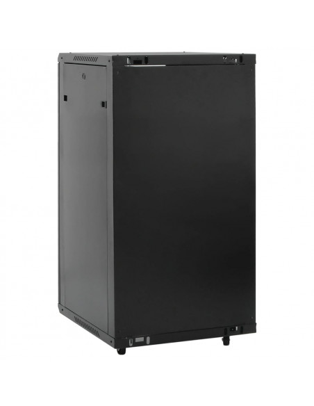 Armadietto di Rete 22U con Ruote Girevoli 19" IP20 60x60x120 cm